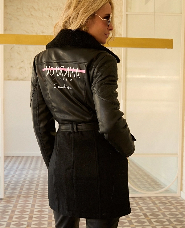 ABRIGO DE CAMALENICA MODELO HELECHO - 20938