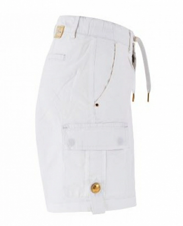 BERMUDAS BLANCAS CON BOLSILLOS CARGO