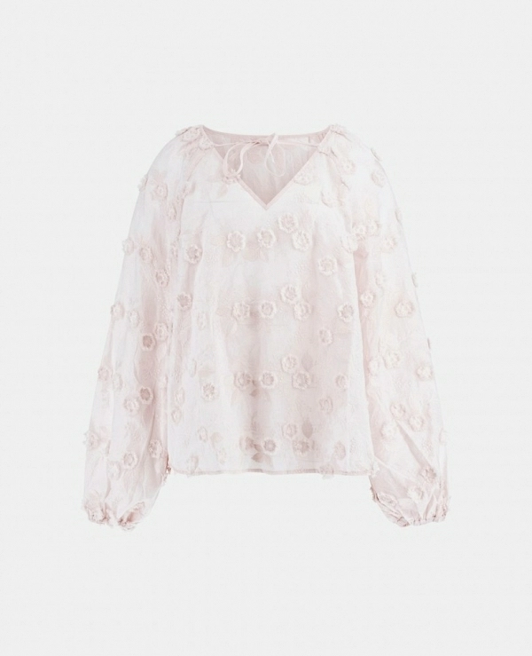 BLUSA BLANCA DE GUESS MODELO W5GH0Y WHAJ0