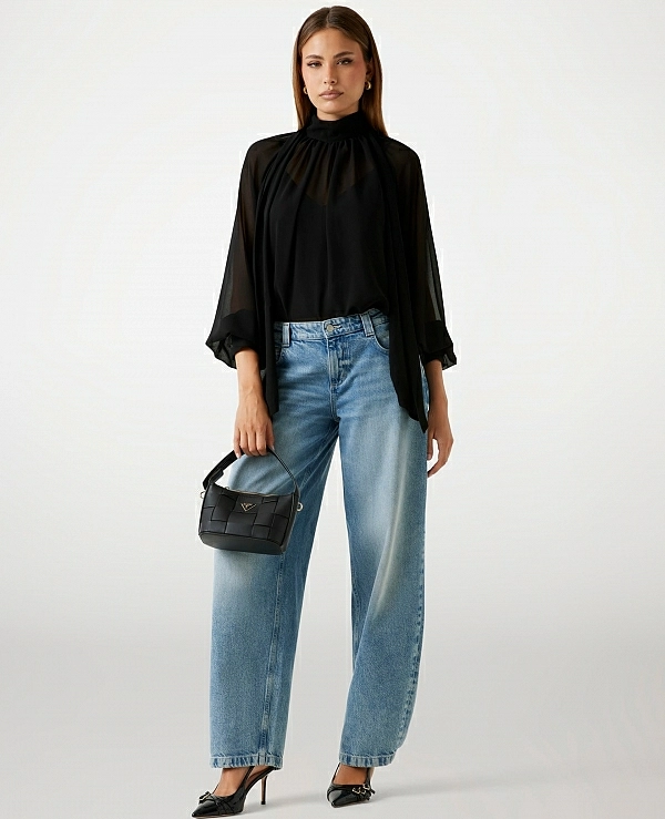 Blusa con lazo DE GUESS MODELO W5BH84W3022 - 20282