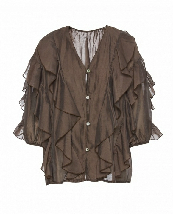 BLUSA DE VOLANTES DE BSB MODELO 055-216072