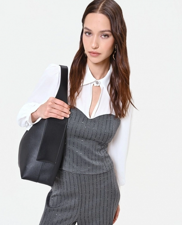 BLUSA GRIS CON BUSTIER DE RAYA DIPLOM�TICA  de riNASCIMENTO CFC0020448002B241