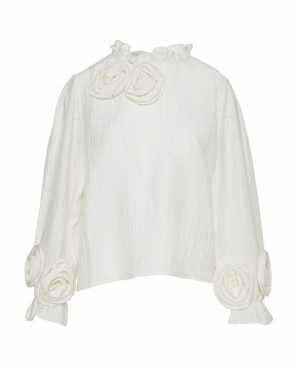 Blusa manga larga flores DE  BSB MODELO 053-210036