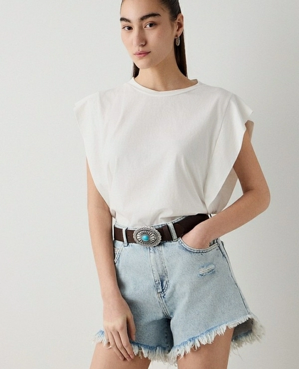 Blusa mangas cortas algodn DE BSB 053-210105