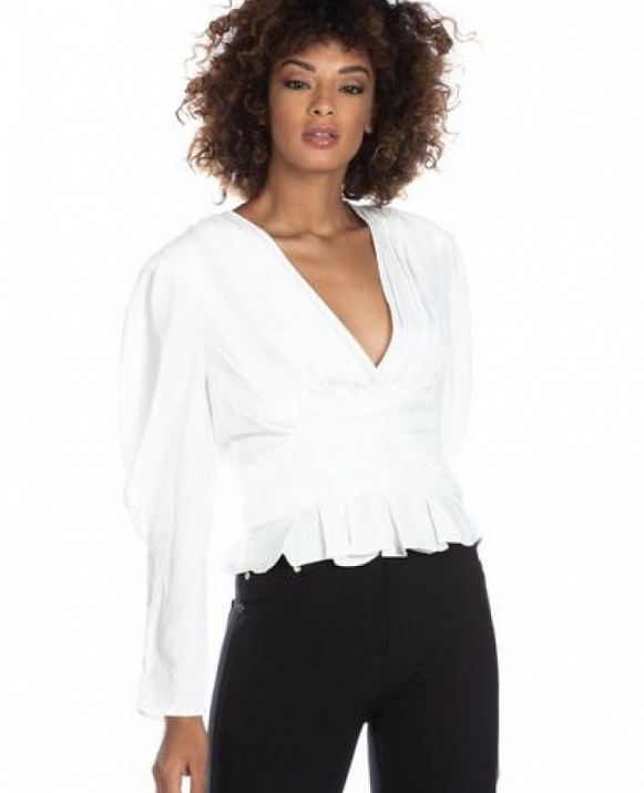 BLUSA RELISH SHISPARE PLIEGUES