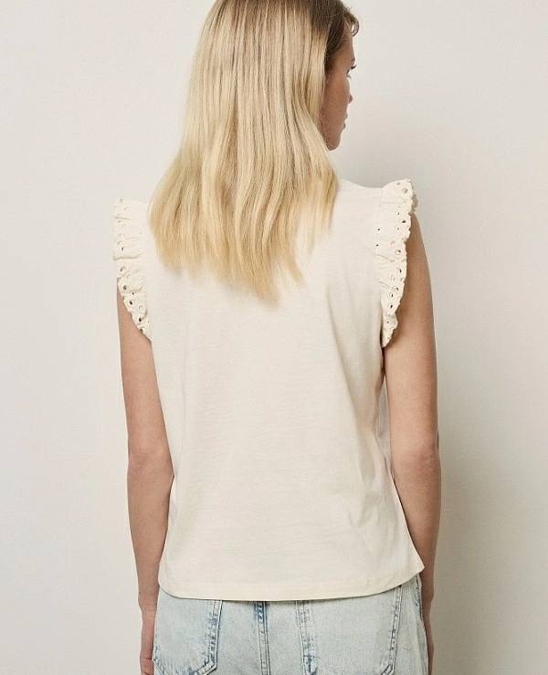 Blusa sin mangas estampado strass DE BSB055-210053-03 - 21151