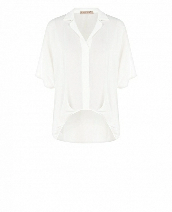 BLUSA TIPO OVERSIZE EN COLOR BLANCO