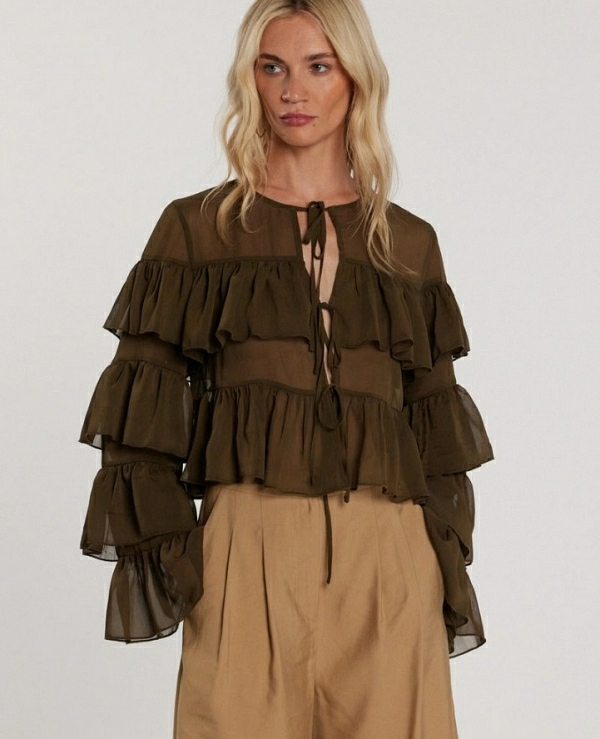 Blusa VYCTORIA con mangas largas