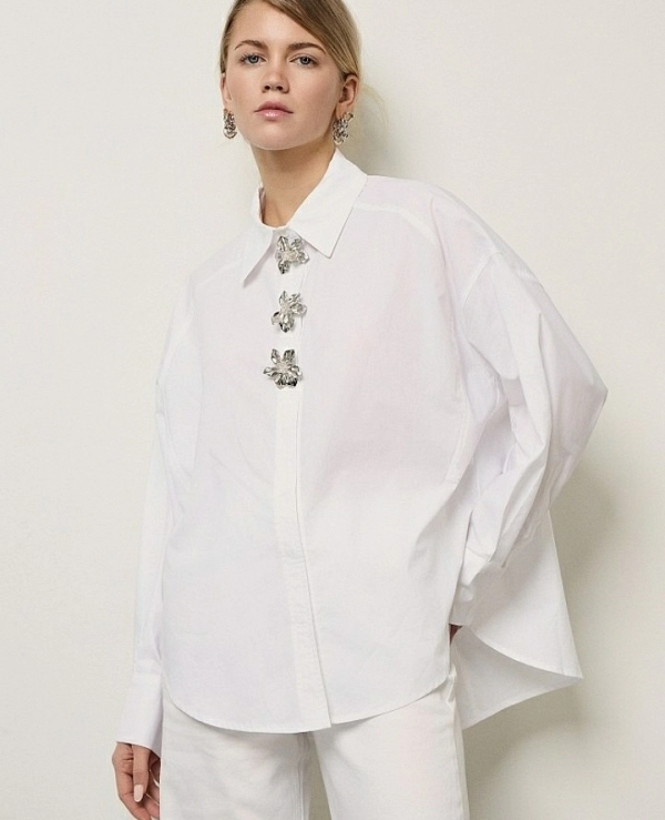 Camisa con botones decorativos de BSB : 055-216008-