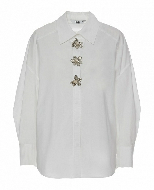 Camisa con botones decorativos de BSB : 055-216008- - 21190