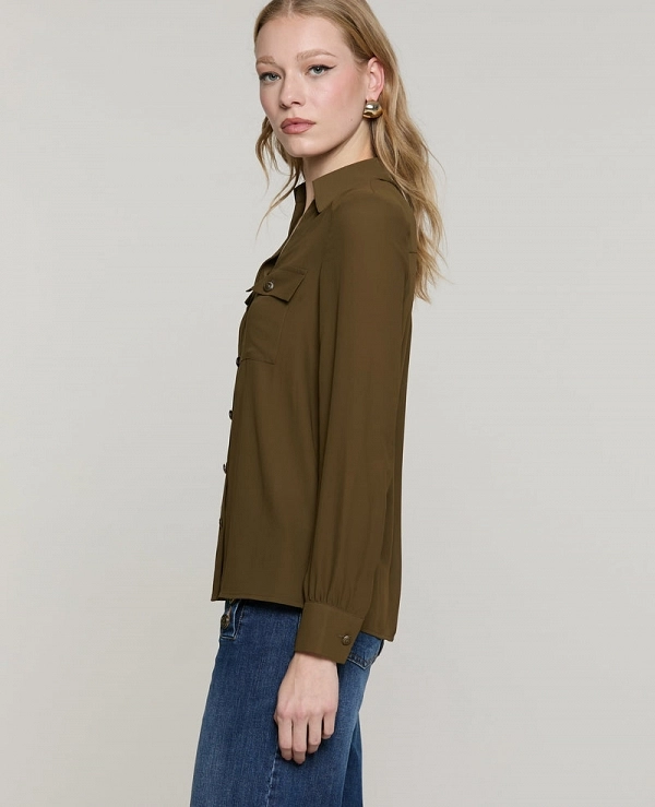 Camisa con cuello en V, bolsillos y botones de MOLINAX DE RELISH - 22150