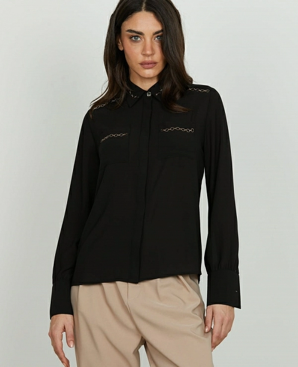 Camisa VERADEROS de manga larga con bolsillos DE RELISH - 20460