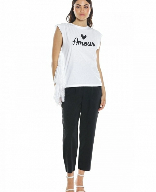 CAMISETA BLANCA RELISH MODELO AMMOR