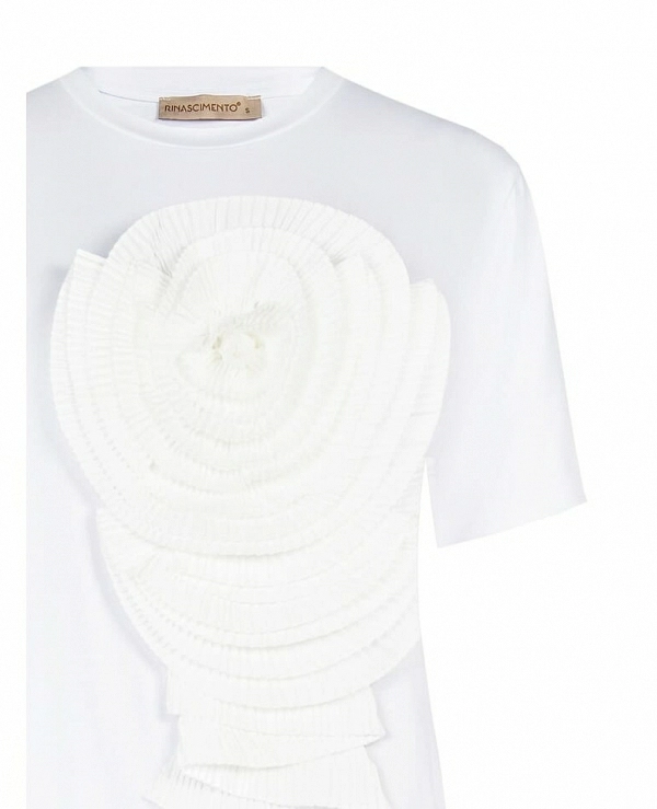 CAMISETA CON CON ROSET�N - 21355