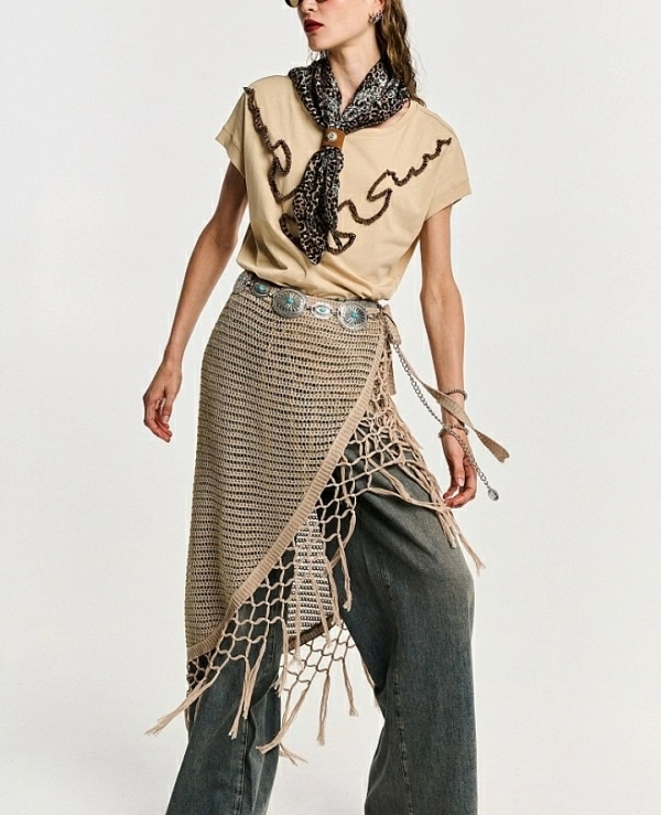 Camiseta con cuentas DE BSB MODELO 055-210069-