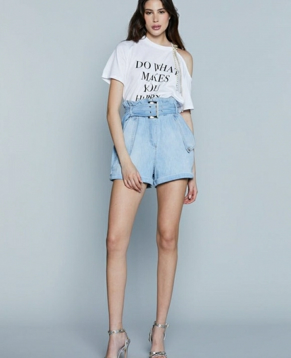 Camiseta COSLADA M/M con abertura en el hombro DE RELISH