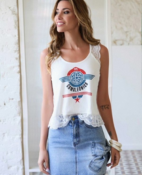 CAMISETA DE CAMALEONICA MODELO ALZACOLITA