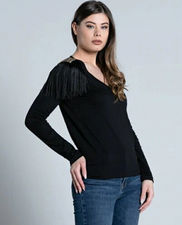 CAMISETA DE MANGA LARGA DETALLE EN HOMBRO CRAIG DE RELISH  - 15005