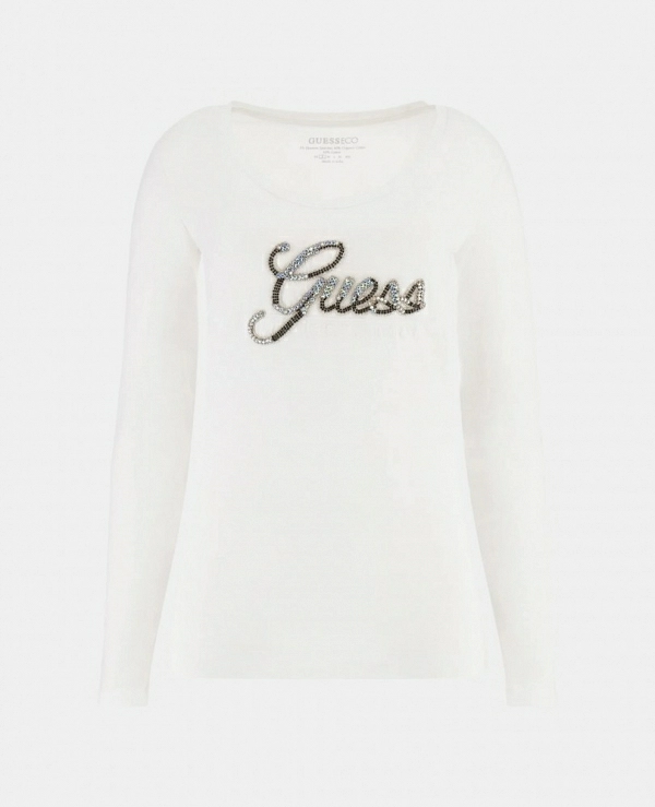 CAMISETA DE M/LARGA LOGO DE GUESS W3YI37 1314