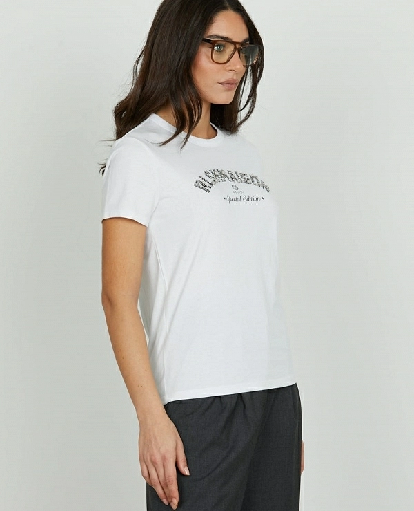 Camiseta DE RELISH REELS de media manga con estampado, mltiples piedras  - 20425