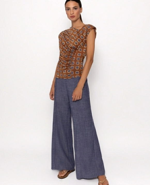 CAMISETA FRUNCES PUNTO