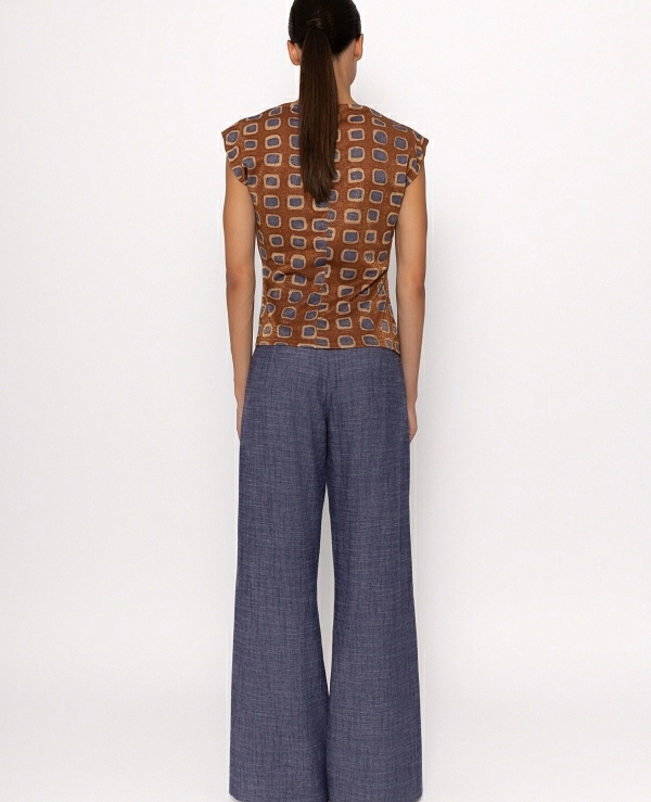 CAMISETA FRUNCES PUNTO - 21562