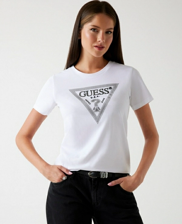 Camiseta logotipo tringulo DE GUESS MODELO W5BI18I3Z14