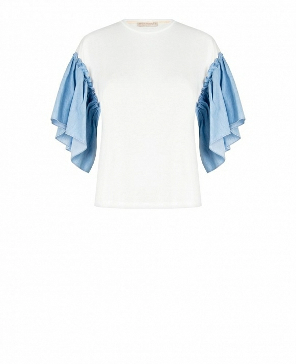 CAMISETA M/C  CON VOLANTES 