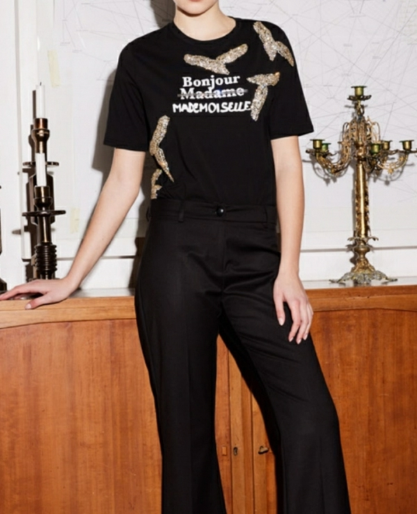 CAMISETA M/CORTA DETALLE PEDRERIA - 20672