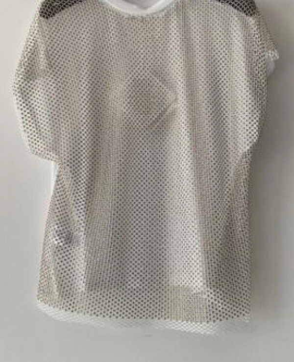 CAMISETA TRANSPARENTE BLANCA - 16385