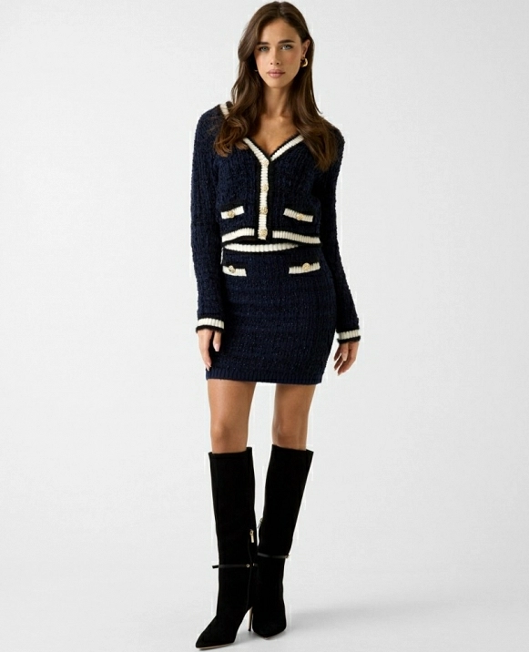 Crdigan de punto texturizado GUESS MODELO W5BR0EZ4090