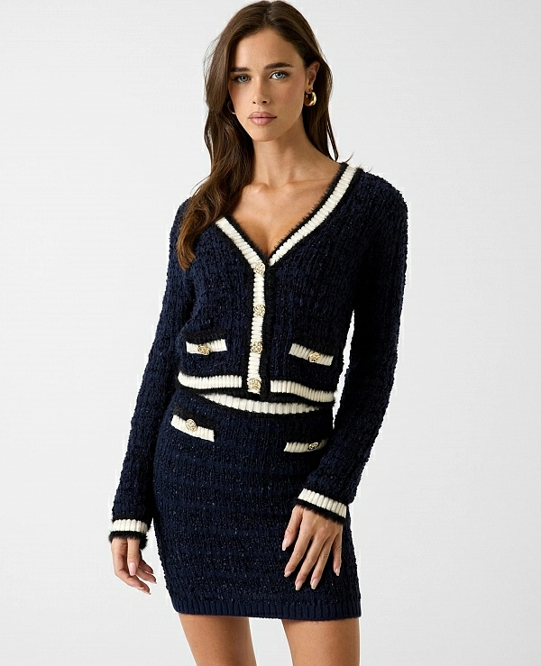 Crdigan de punto texturizado GUESS MODELO W5BR0EZ4090 - 20723