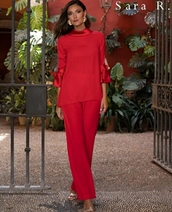 CASACA PANTAL�N LAZOS DE SARA RUIZ MODELO 38049