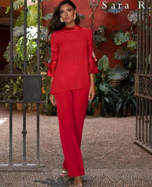 CASACA PANTAL�N LAZOS DE SARA RUIZ MODELO 38049