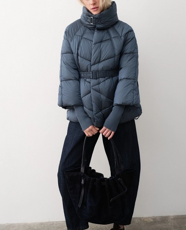 Chaqueta acolchada con mangas acanaladas DE BSB MODELO 0056-0217009 - 22086