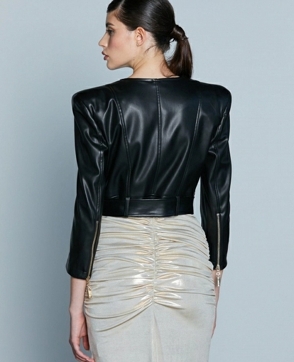 Chaqueta BARTOLOME Manga 3/4 con Cinturn RELISH - 19251