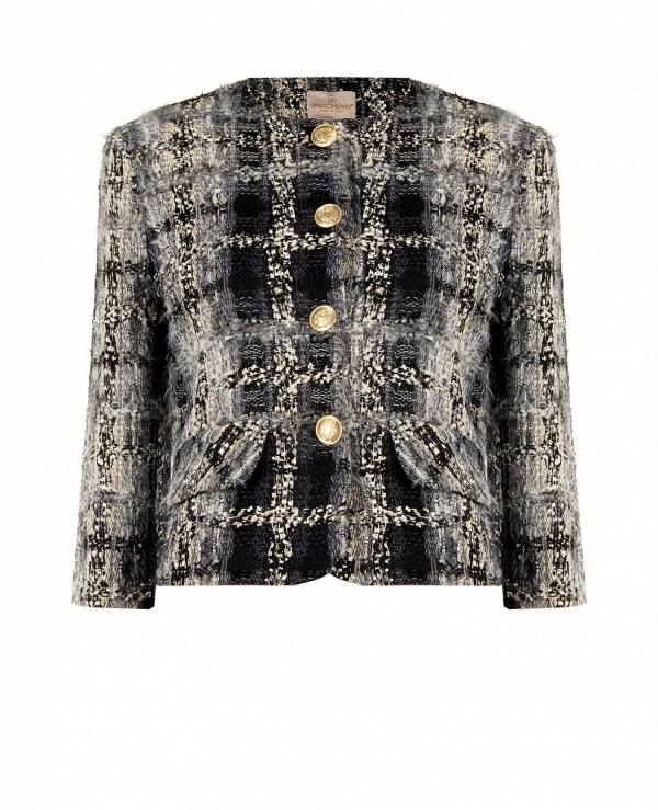 CHAQUETA CORTA CON DETALLES EN L�REX DE RINASCIMENTO CFC0130421003