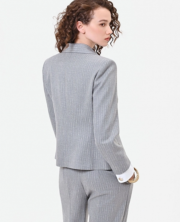 CHAQUETA DE BOTONADURA SENCILLA GRIS DE RINASCIMENTO MODELO CFC0130432003 - 22333