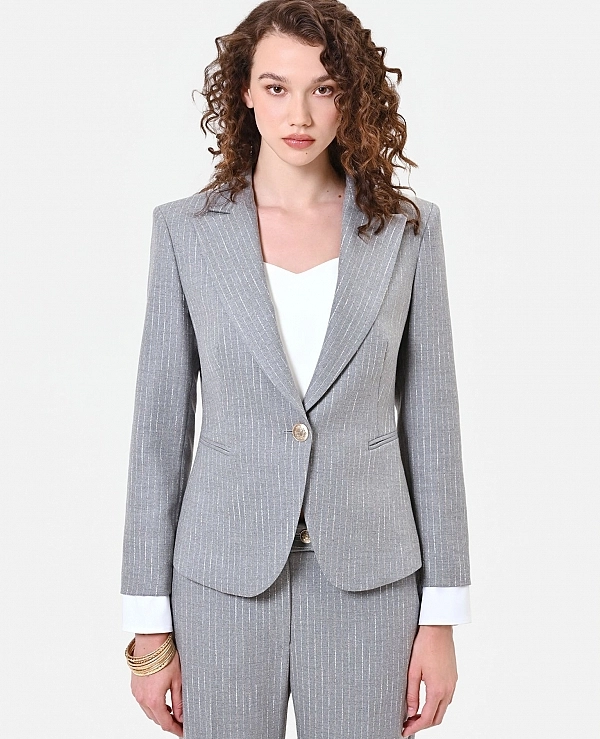 CHAQUETA DE BOTONADURA SENCILLA GRIS DE RINASCIMENTO MODELO CFC0130432003 - 22335