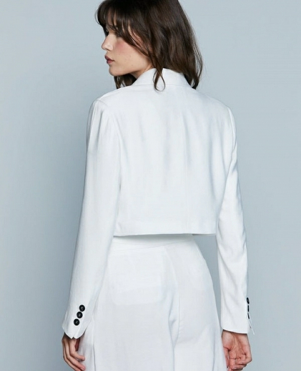 Chaqueta DE RELISH corta cruzada con solapas DOROTEA