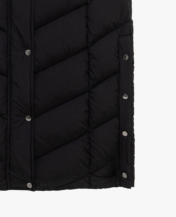 ChAQUETA  larga acolchada con capucha, cierre de cremallera y botone DE GIANNI LUPO GLD1020AN - 22567