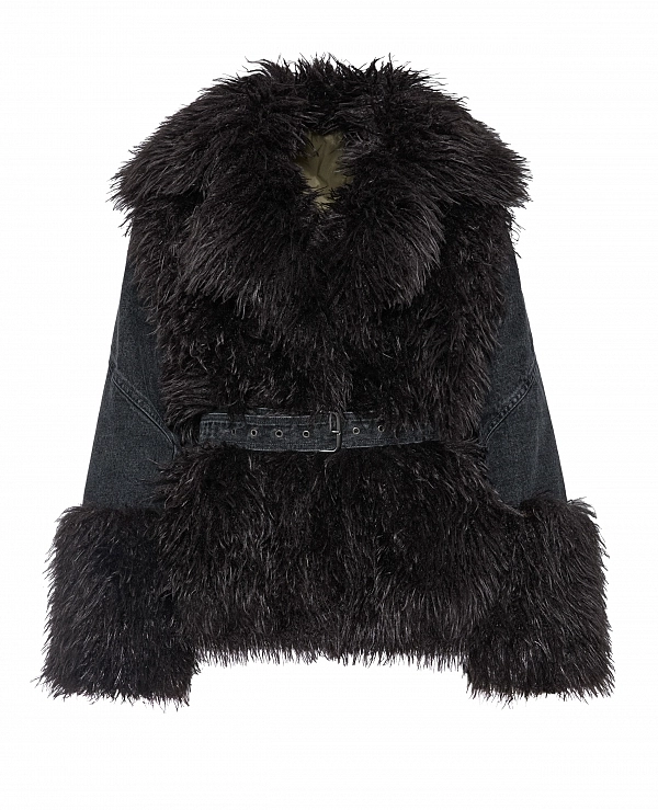Chaqueta vaquera con pelo sint�tico DE BSB MODELO 0056-0217925 - 22078