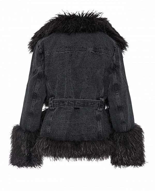 Chaqueta vaquera con pelo sint�tico DE BSB MODELO 0056-0217925 - 22079
