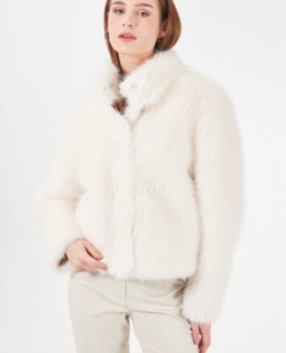 CHAQUETON DE  PELO LARGO