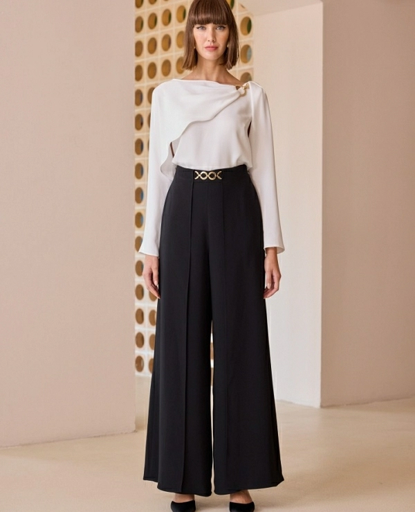 CONJUNTO DE DE CARLA RUIZ BLUSA Y PANTALON MODELO 52639