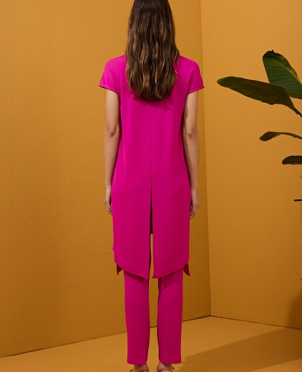 CONJUNTO DE PANTALON COLOR NARANJA QUEMADO - 21215