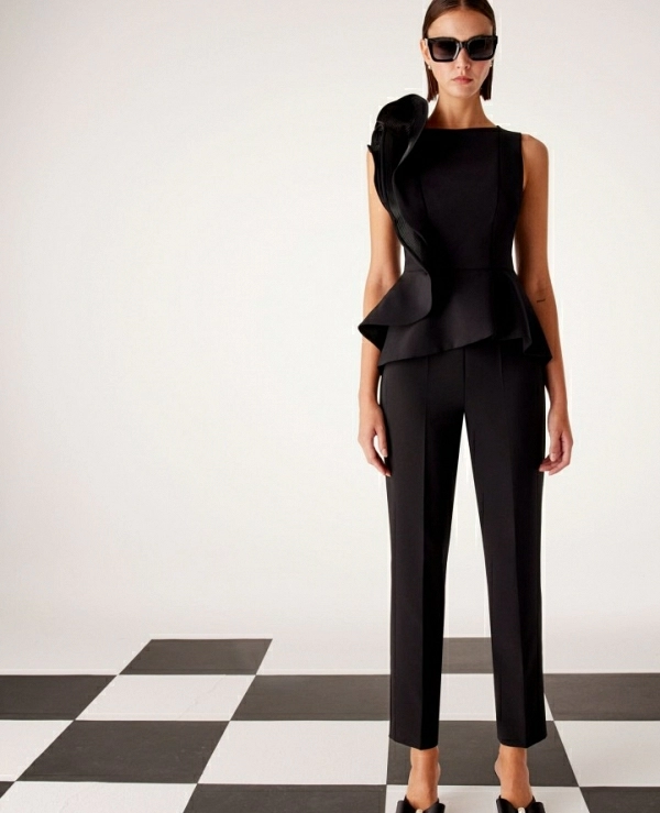 CONJUNTO PANTALON CARLA RUIZ COLOR AZULON M 51517 - 19036