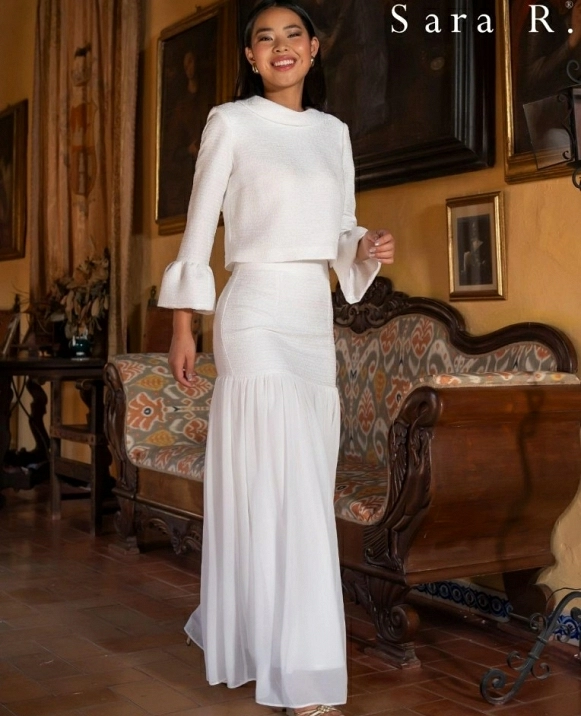 CONJUNTO TWEED GASA DE SARA RUIZ MODELO 38019