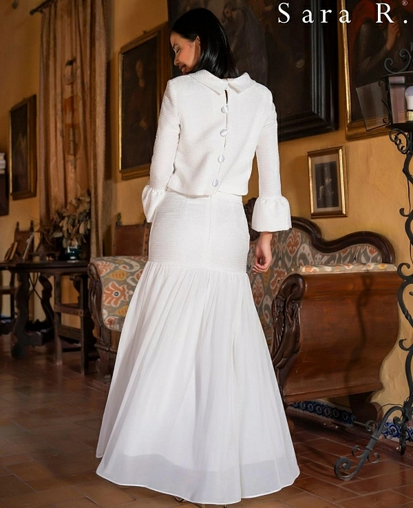 CONJUNTO TWEED GASA DE SARA RUIZ MODELO 38019 - 21085