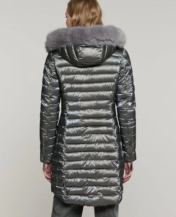 DIESSAM_A Chaqueta larga de plumas con mangas DE RELISH - 22239